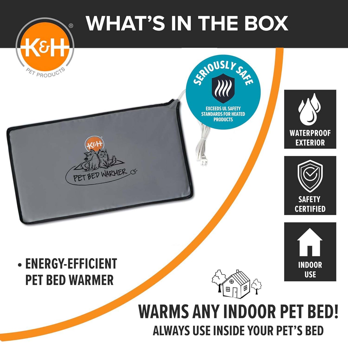 heated pet bed warmer