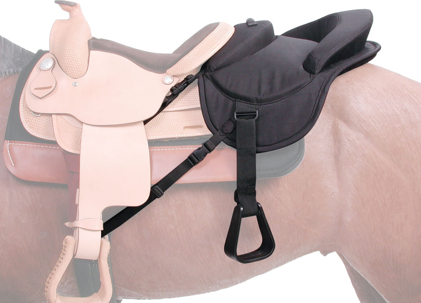 child's tandem saddle