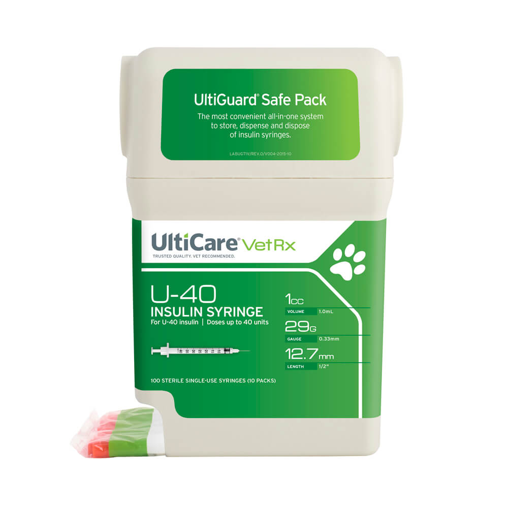 UltiCare U-40 Insulin Syringes with Sharps