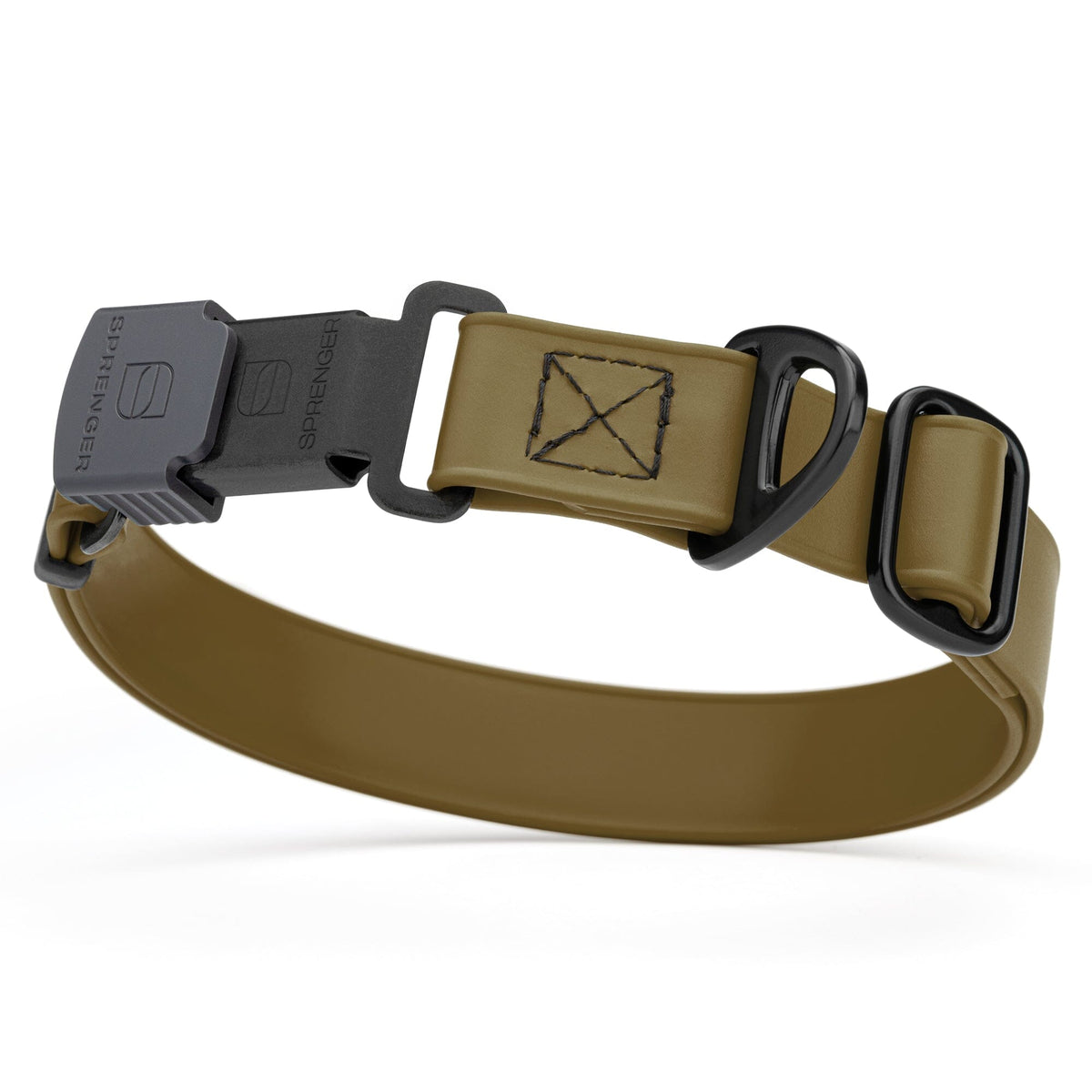 Sprenger BioThane Waterproof Dog Collar with Stainless Steel ClicLock Quick Release Buckle