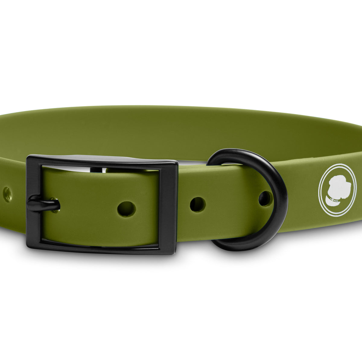 The Modern Dog Company - Olive Green Collar (Weather + Odor Resistant)