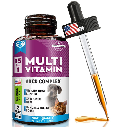 Cat and Dog Liquid Multivitamin Glucosamine and Cranberry