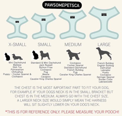 ADJUSTABLE SILK HARNESS - DARK BLUE PAWSOME PETS