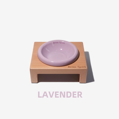Aevan Epoch | Solid Wood Pet Bowl Stands
