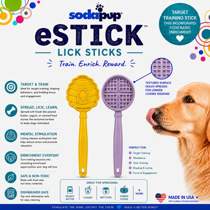 SodaPup eStick Hand-Held Dog Enrichment Lick Stick