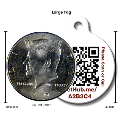 PetHub QR ID Pet Tag - Lost AF