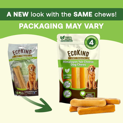 Gold Yak Chews for Medium Dogs