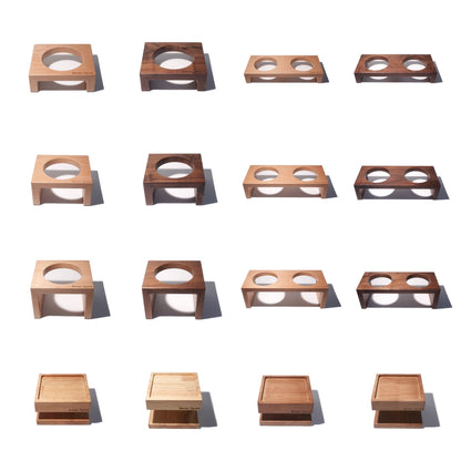 Aevan Epoch | Solid Wood Pet Bowl Stands
