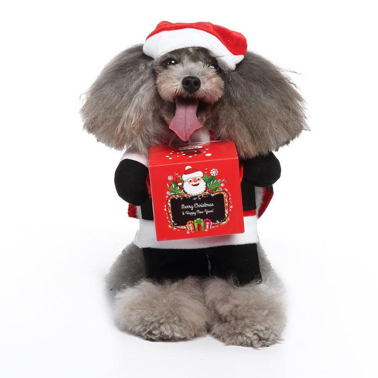 Funny Cosplay Pet Costume Set: Cute Cartoon Dog Outfit For Halloween And Christmas Dress-Up Dog Hugs Cat