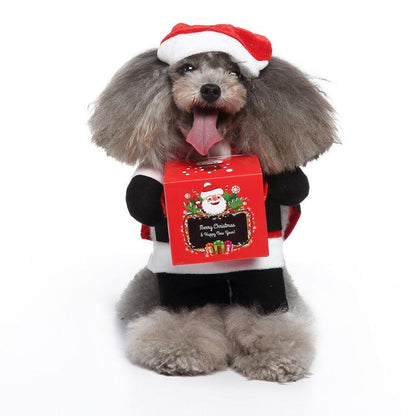 Funny Cosplay Pet Costume Set: Cute Cartoon Dog Outfit For Halloween And Christmas Dress-Up Dog Hugs Cat