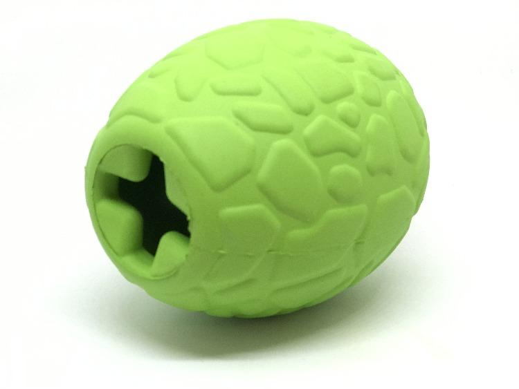 SodaPup Dinosaur Egg Dog Chew Toy and Treat Dispenser