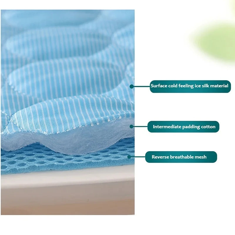 Dog Cooling Mat Summer Pet Cold Bed Extra Large For Small Big Dogs Pet Accessories Cat Durable Blanket Sofa Cat Ice Pad Blanket SURLYPETS Store