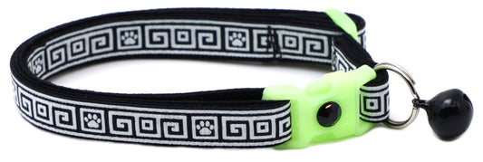 Greek Key Breakaway Cat Collar Pugs2Persians
