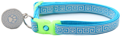Greek Key Breakaway Cat Collar Pugs2Persians