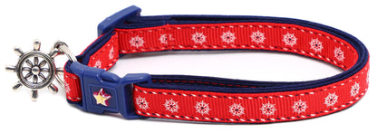Ships Wheels Breakaway Cat Collar Pugs2Persians