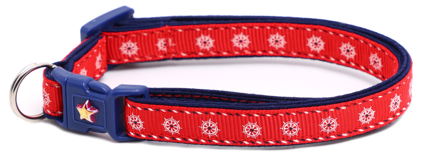 Ships Wheels Breakaway Cat Collar Pugs2Persians