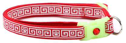 Greek Key Breakaway Cat Collar Pugs2Persians