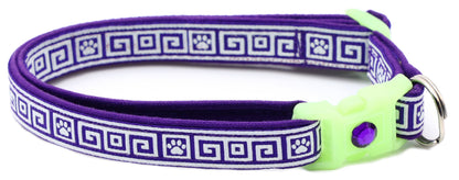 Greek Key Breakaway Cat Collar Pugs2Persians