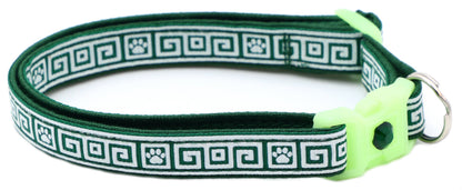 Greek Key Breakaway Cat Collar Pugs2Persians