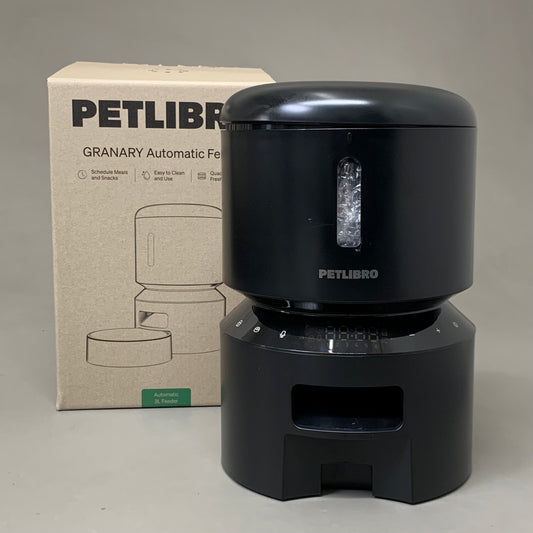 PETLIBRO Granary 3L Automatic Cat Feeder - Single Tray, Black