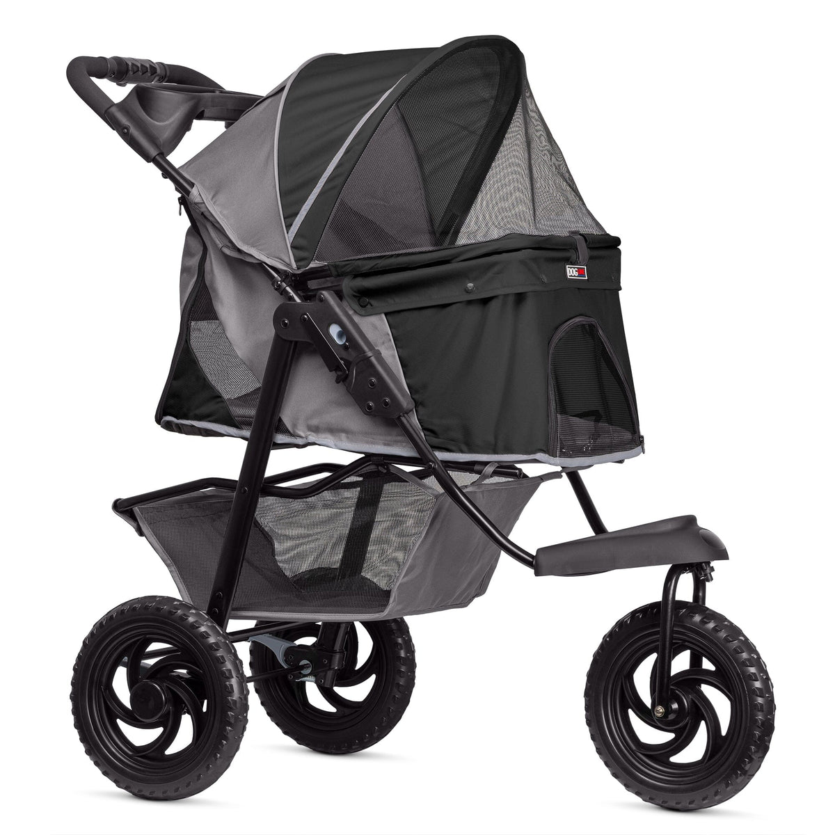 TrailRunner Pet Stroller with 12" Mixed Terrain Rubber Tires