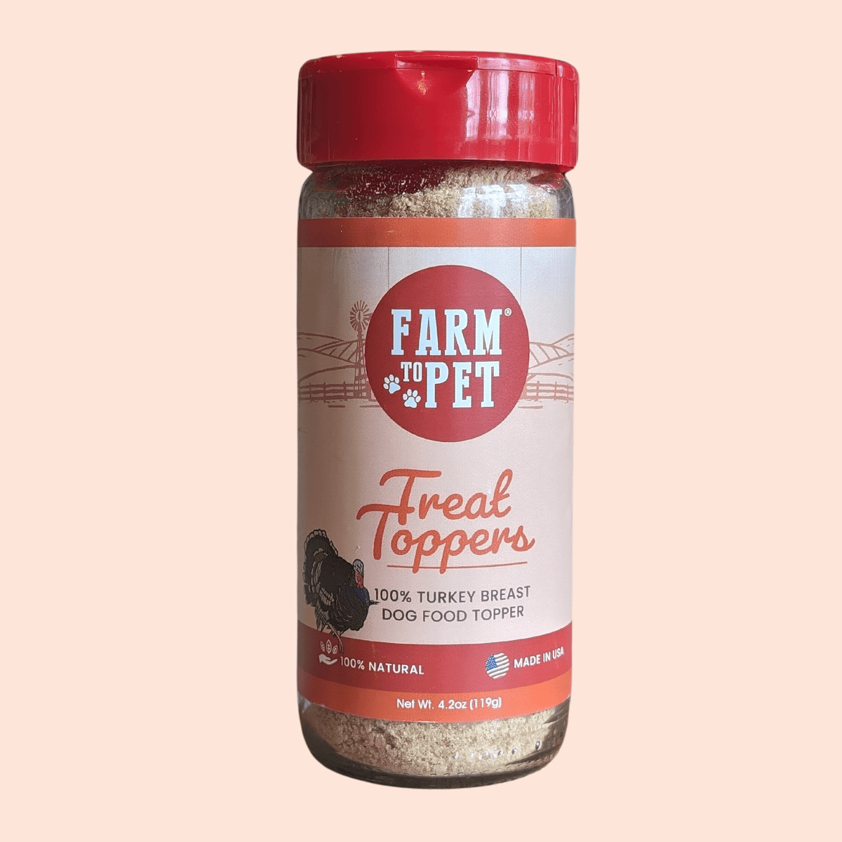 Treat Topper Turkey Dog Food Topper