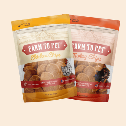 Turkey & Chicken Chip Dog Treat Duo