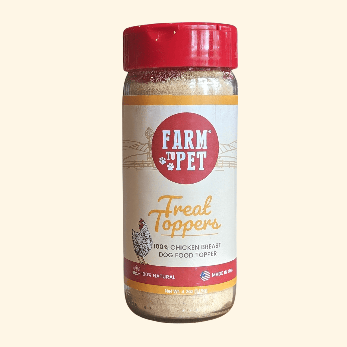 Treat Topper Chicken Dog Food Topper
