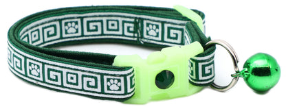 Greek Key Breakaway Cat Collar Pugs2Persians