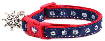 Ships Wheels Breakaway Cat Collar Pugs2Persians