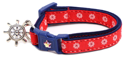 Ships Wheels Breakaway Cat Collar Pugs2Persians