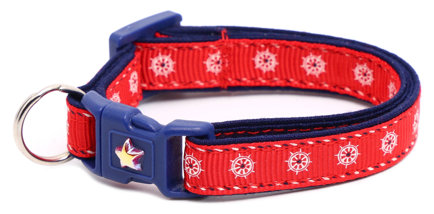 Ships Wheels Breakaway Cat Collar Pugs2Persians