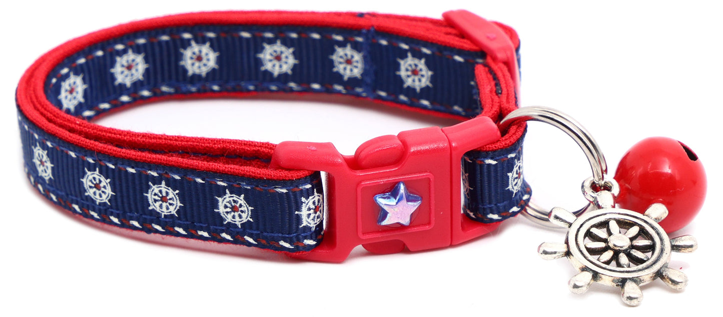 Ships Wheels Breakaway Cat Collar - My Pet Store