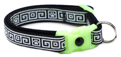Greek Key Breakaway Cat Collar Pugs2Persians