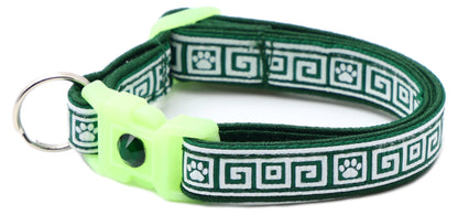 Greek Key Breakaway Cat Collar Pugs2Persians