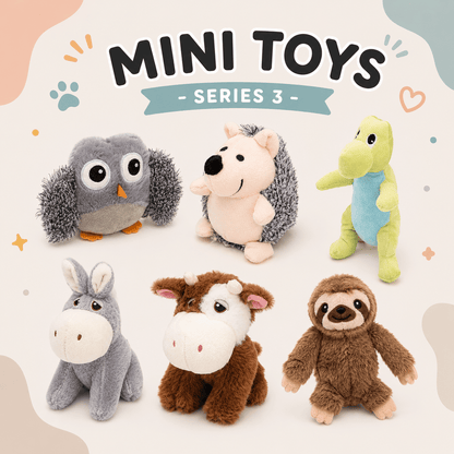 Mini Plush Dog Toy Collection - Series 3
