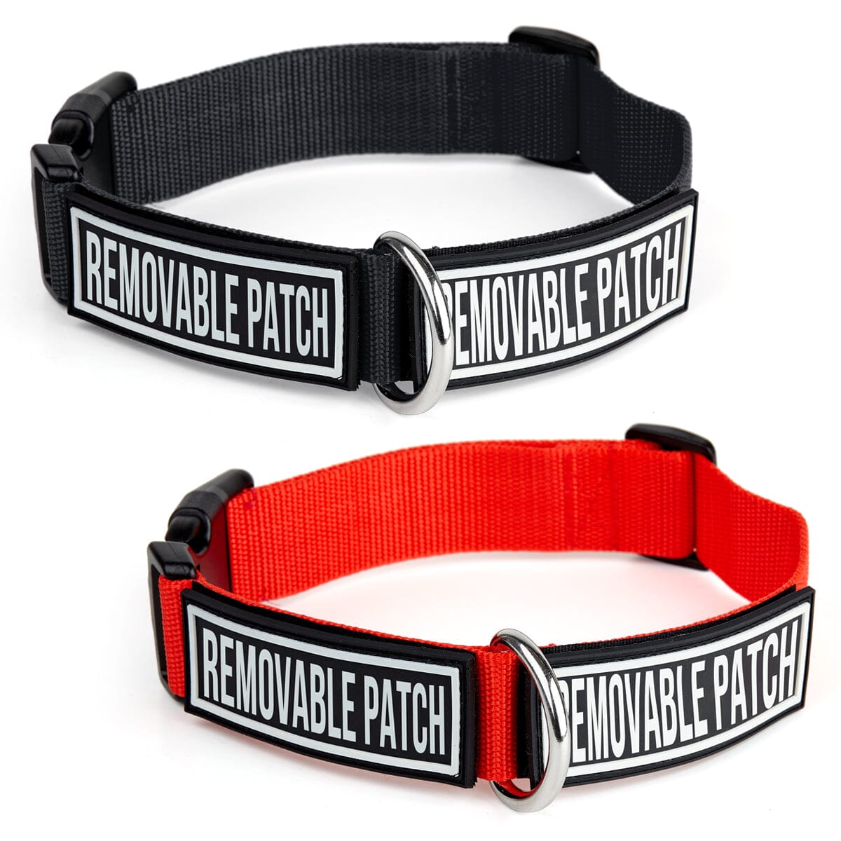 Dogline Omega Nylon Dog Collar with Space for Removable Patches