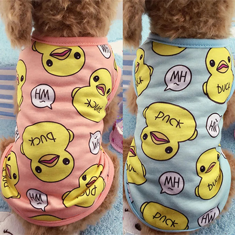 Cute Dog Clothes Soft Puppy Pajamas Outfits Pet Clothing for Small Dogs tshirts Spring Summer Yorkies Chihuahua Clothes 12c30 doagk Official Store
