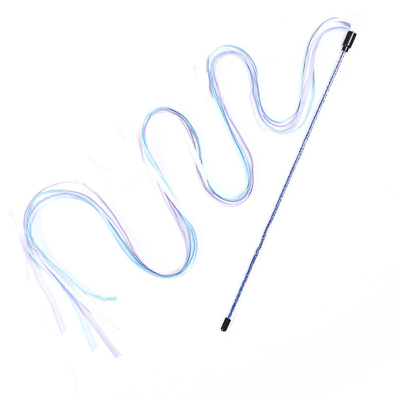 Cat Toy Interactive Teasing Rod with Rope for Cats to Chew and Chase Kitten Teaser Toy Pet Cats Wand Toys Stick Toy TAOZI Dropshipping Service Store