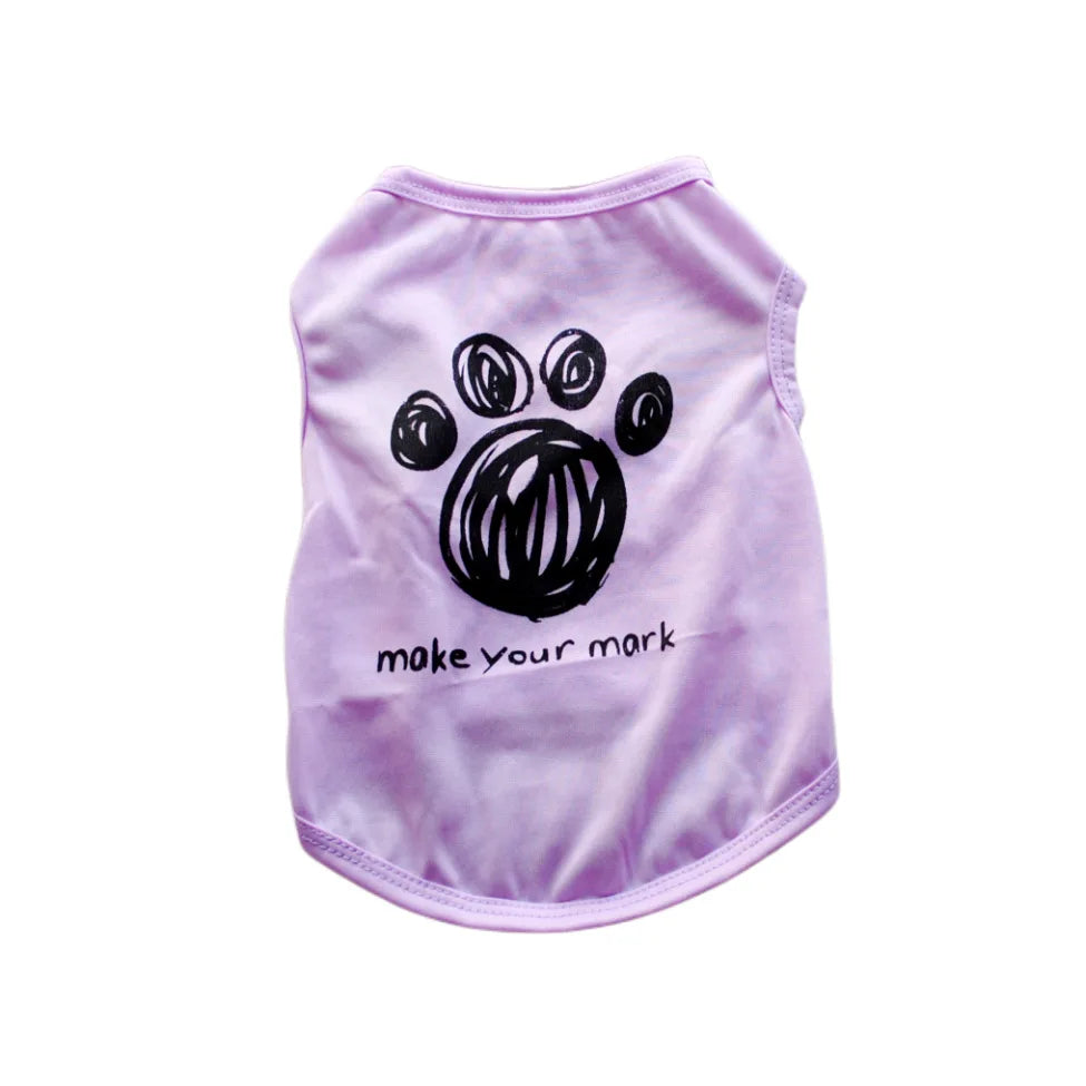 Security Clothing for Dogs Summer Pet Clothes Vest for Small Dogs Chihuahua Yorkshire Puppy Cats Low Price Pets T-shirt Costume TNINGPET Store