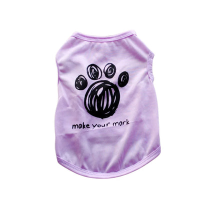 Security Clothing for Dogs Summer Pet Clothes Vest for Small Dogs Chihuahua Yorkshire Puppy Cats Low Price Pets T-shirt Costume TNINGPET Store