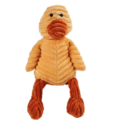Pet Dog Molar Toy Vent Training Corduroy Monkey Pig Voice Plush Toy Dog Tooth Cleaning Supplie Dog Toys for Large Dogs Bobit Store