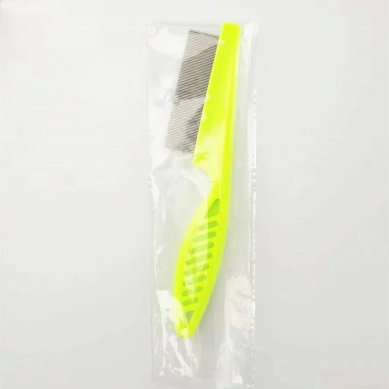 1/2pc Pet Hair Shedding Comb Stainless Steel Flea Comb for Cat Dog Pet Comfort Flea Hair Grooming Comb Dog Brush Grooming Tools Hi Pet Store
