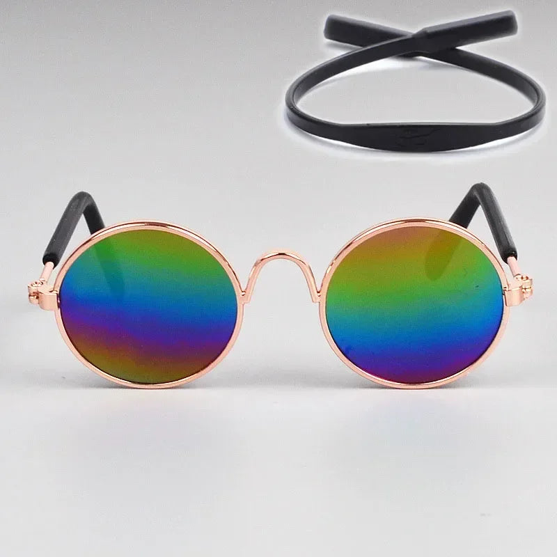 Cat Sunglasses Summer Outdoor Puppy UV Protection Sunglasses Dolls Sun Glasses Small Dog Cosplay Photo Props Cute Pet Sunglasses JJ Pets Supplies Store