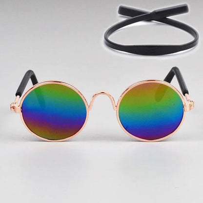Cat Sunglasses Summer Outdoor Puppy UV Protection Sunglasses Dolls Sun Glasses Small Dog Cosplay Photo Props Cute Pet Sunglasses JJ Pets Supplies Store