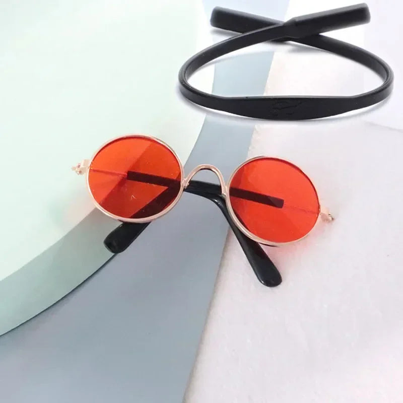 Cat Sunglasses Summer Outdoor Puppy UV Protection Sunglasses Dolls Sun Glasses Small Dog Cosplay Photo Props Cute Pet Sunglasses JJ Pets Supplies Store