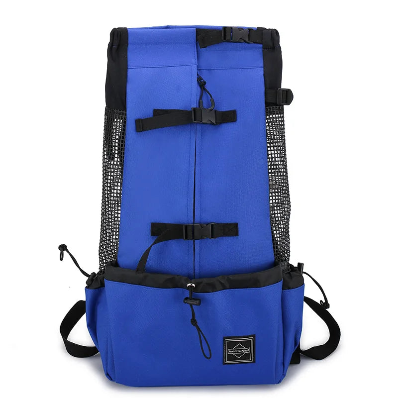 Strong Nylon Dog Carrier Backpack for Small Medium Dogs High Quality Breathable Cycling Backpack for Outdoor Travel Pet Supplies TNINGPET Store