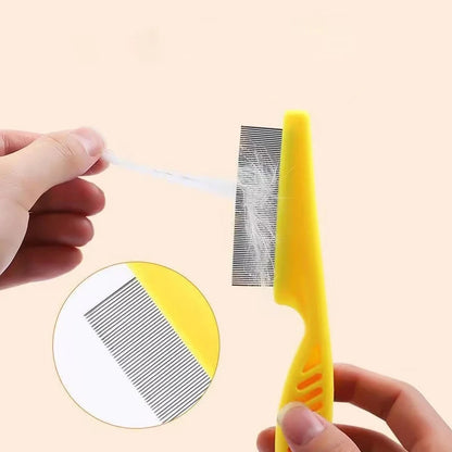 1/2pc Pet Hair Shedding Comb Stainless Steel Flea Comb for Cat Dog Pet Comfort Flea Hair Grooming Comb Dog Brush Grooming Tools Hi Pet Store
