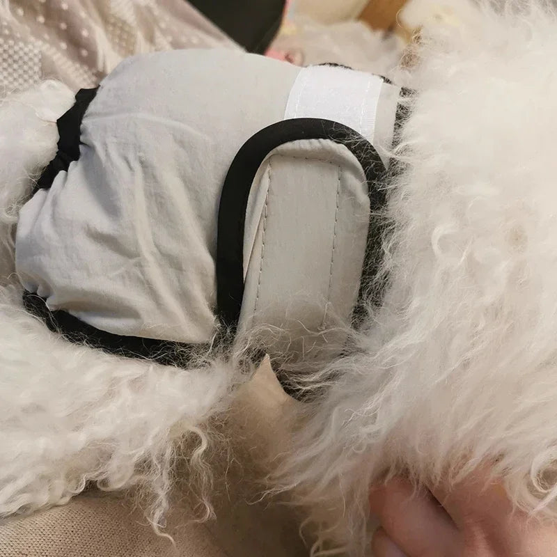 Reusable Sanitary Panties Washable Small Dog Pet Diapers Female Dogs Large Physiological Pants Shorts Male Cats Pet Menstruation Wang Shan Meow Pet Dog Cat Supplies Store