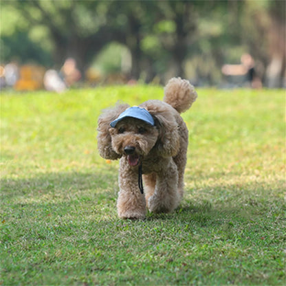 Adjustable Pet Dog Travel Cute Baseball Hat Sun Cap Visor Hat with Ear Holes Outdoor Sport Pet Supplies Xiao Hei Store